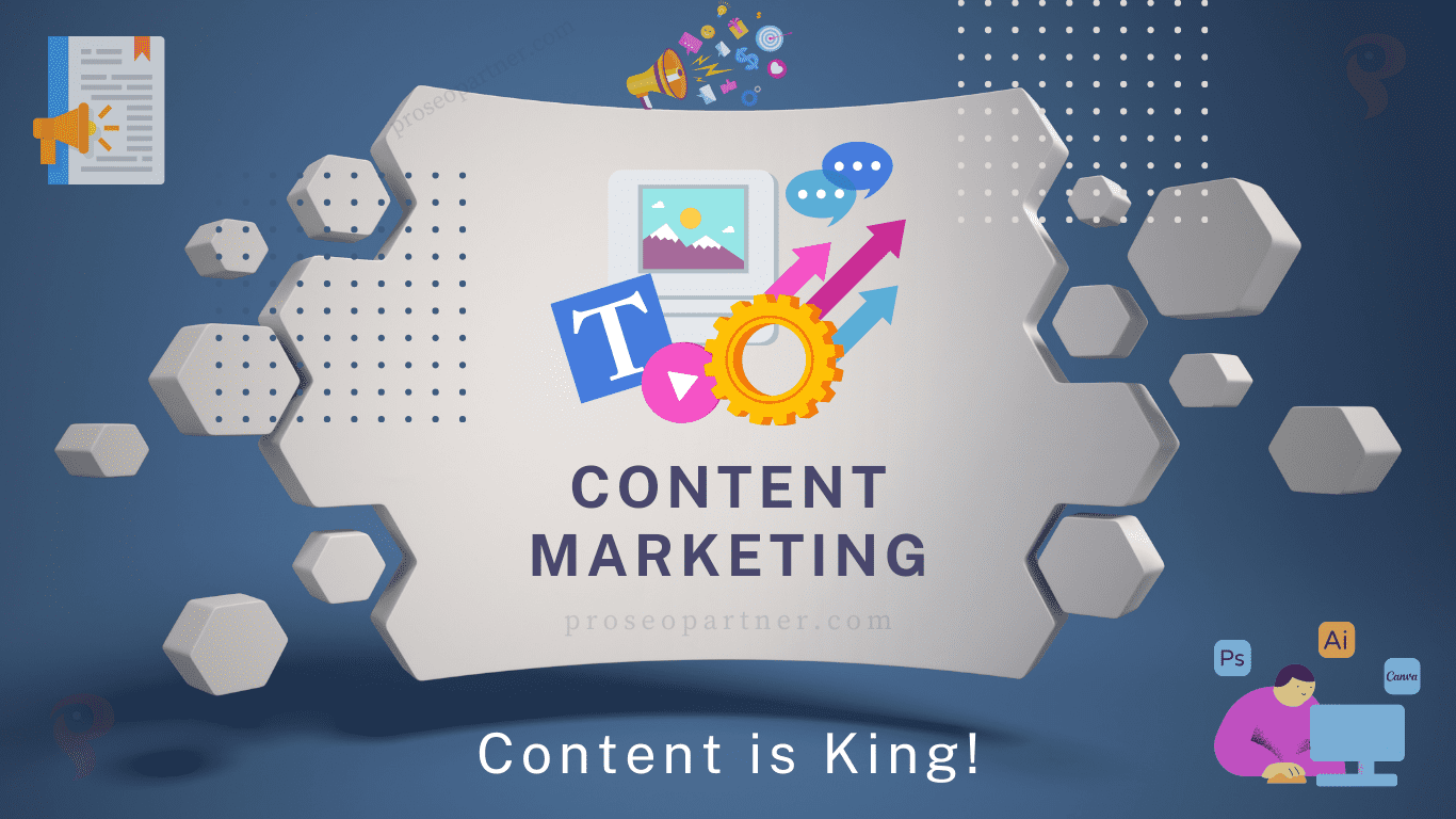 Content Marketing (CTM) Service Banner - Pro SEO Partner