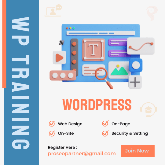 WordPress Training (WPT) Service Logo - Pro SEO Partner