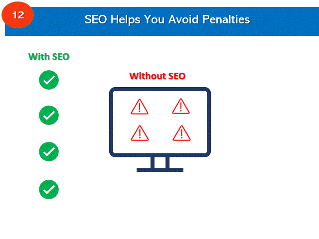 12 - SEO Helps You Avoid Penalties - Top 12 Reasons - Why Your Website Needs SEO